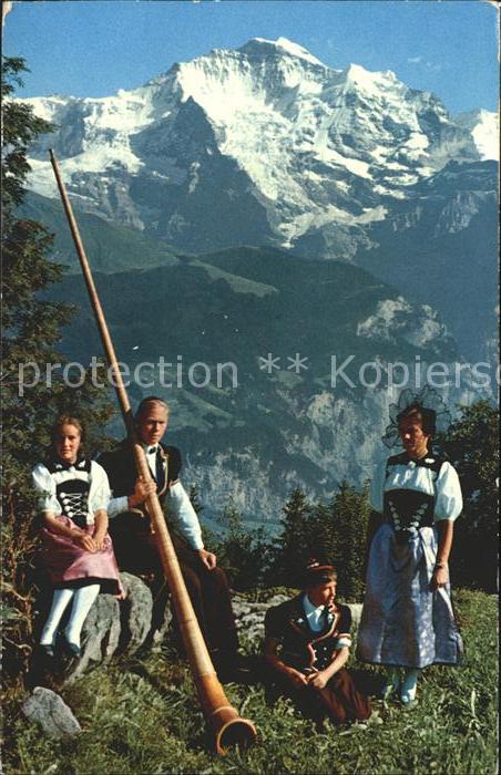 Alphorn Trachtengruppe Jungfrau