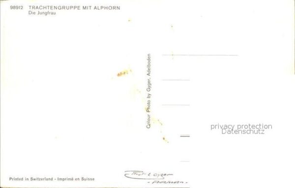 Alphorn Trachtengruppe Jungfrau – Bild 2