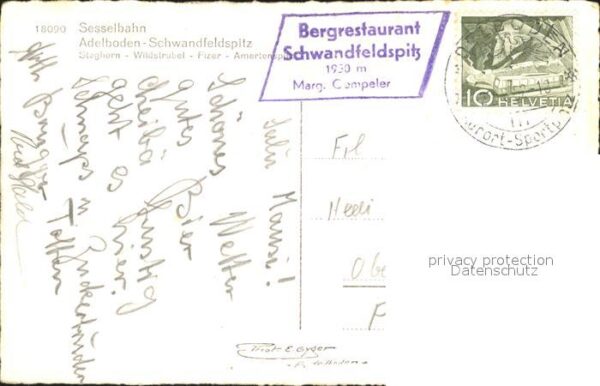 Sessellift Adelboden-Schwandfeldspitz Steghorn Wil – Bild 2