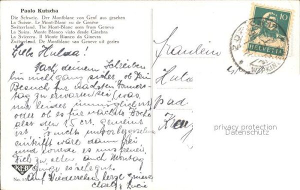 Kutscha Paolo Die Schweiz Montblanc Nr. 151 – Bild 2