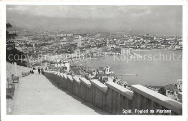 Split Spalato Pogled sa Marjana