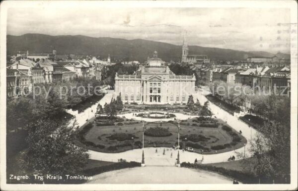 Zagreb Trg Kralja Tomislava Platz