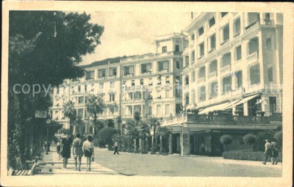 Opatija Abbazia Strassenpartie