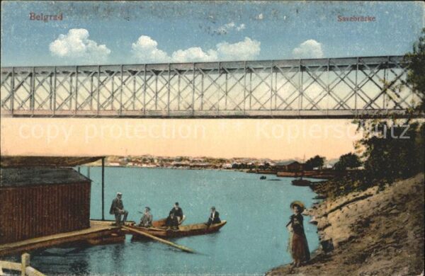 Beograd Belgrad Savebrücke