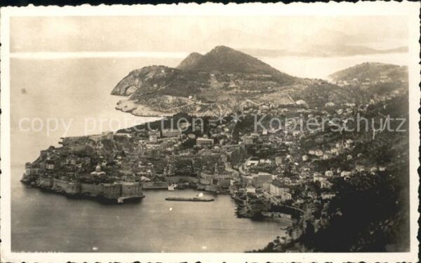 Dubrovnik Ragusa Panorama Küste