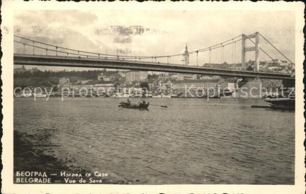 Beograd Belgrad Save Brücke