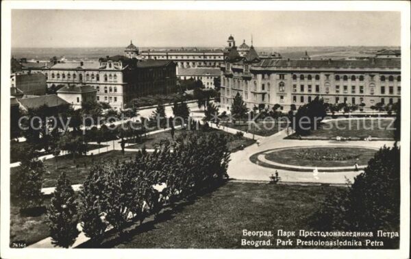 Beograd Belgrad Park Prestolonaslednika Petra