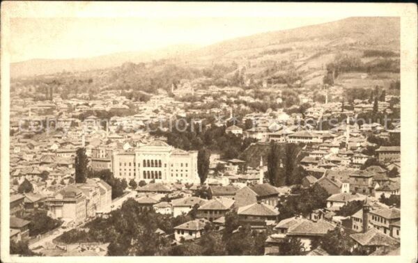 Sarajevo Blick über die Stadt