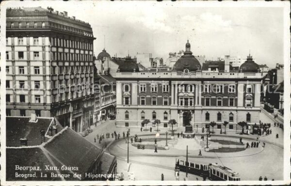 Beograd Belgrad Banque des Hipoteques Bank Gebäude Stra