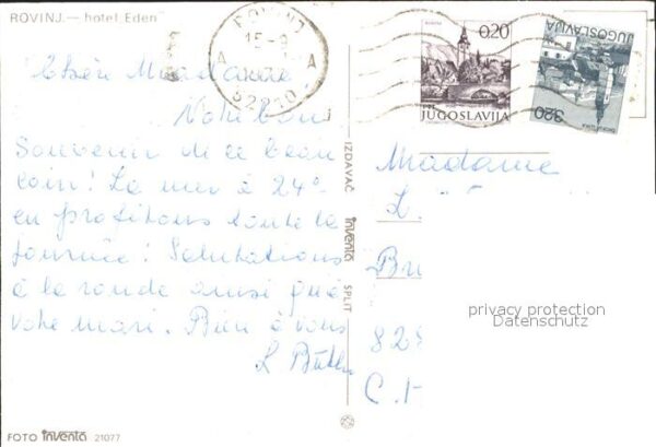 Rovinj Istrien Hotel Eden Fliegeraufnahme – Bild 2