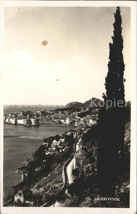 Dubrovnik Ragusa Panorama Blick auf Burg