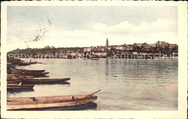 Beograd Belgrad Teilansicht vom Fluss aus