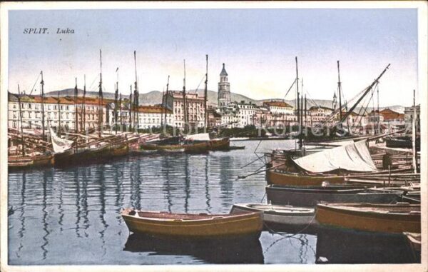 Split Spalato Luka Hafen
