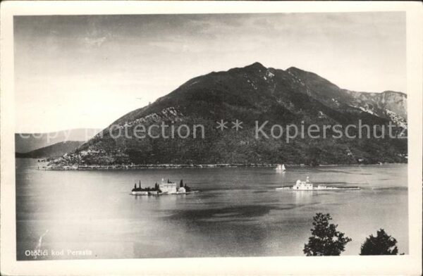 Perast Montenegro Otocici Inseln