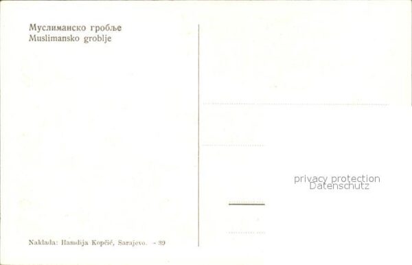 Sarajevo Muslimansko groblje Friedhof – Bild 2