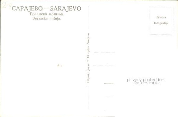 Sarajevo Bosanska nosnja Trachten – Bild 2