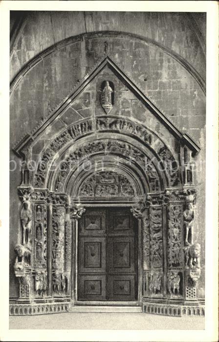 Trogir Trau Portal katedrale Kathedrale