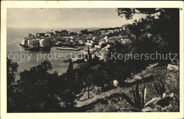 Dubrovnik Ragusa Blick in den Hafen