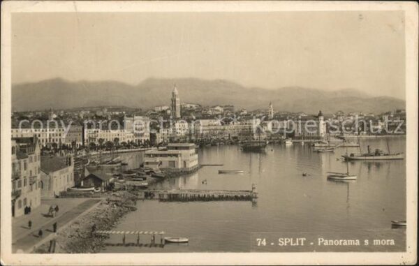 Split Spalato Panorama s mora