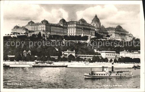Budapest Königliche Burg Dampfer