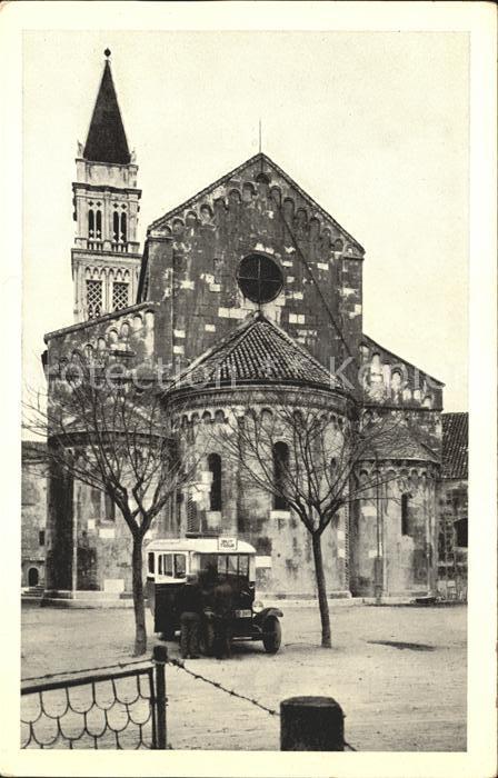 Trogir Trau Katedrala Kathedrale Autobus