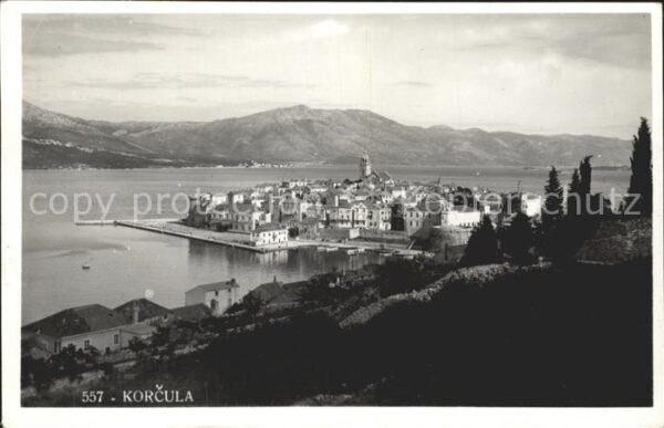 Korcula Panorama Halbinsel