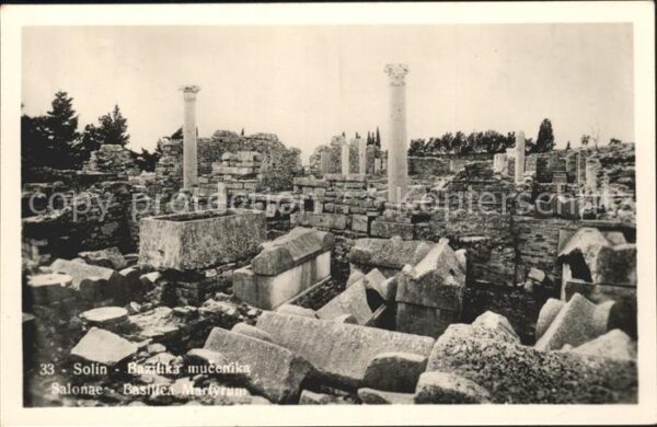 Solin Salona Basilica Martyrum Ruinen Antike