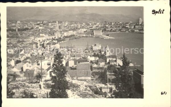 Split Spalato Blick über die Stadt