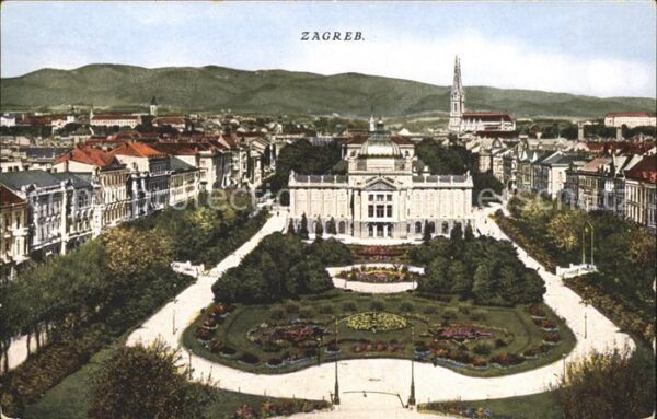 Zagreb Trg Kralja Tomislava Platz