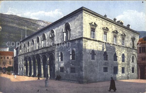 Dubrovnik Ragusa Knezev dvor sada Kraljevski dvor Palast
