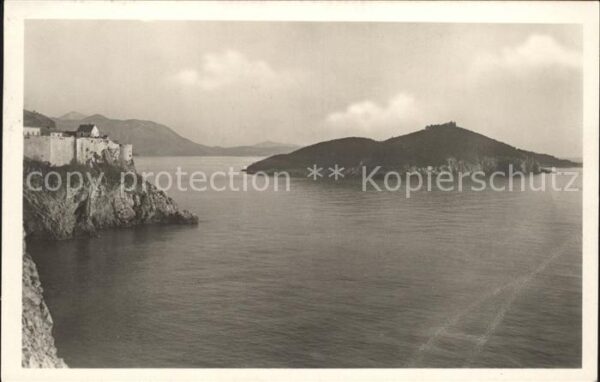 Dubrovnik Ragusa Panorama Insel Lokrum