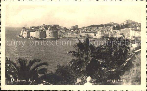Dubrovnik Ragusa Blick zur Altstadt