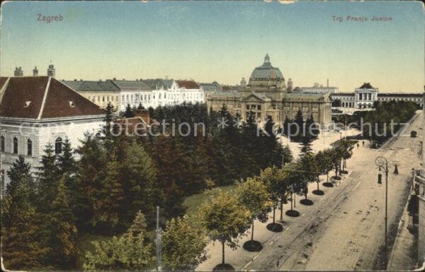 Zagreb Trg Franje Josipa Platz