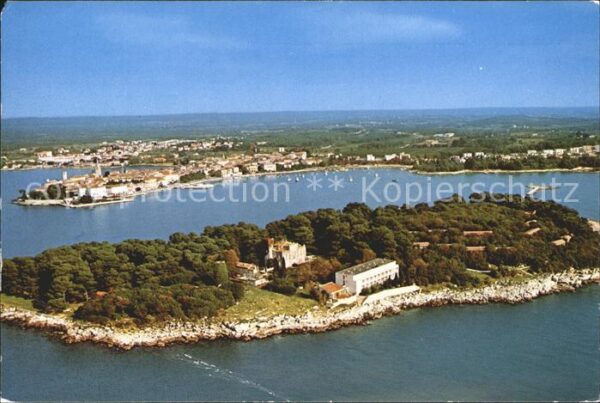 Porec Fliegeraufnahme Insel