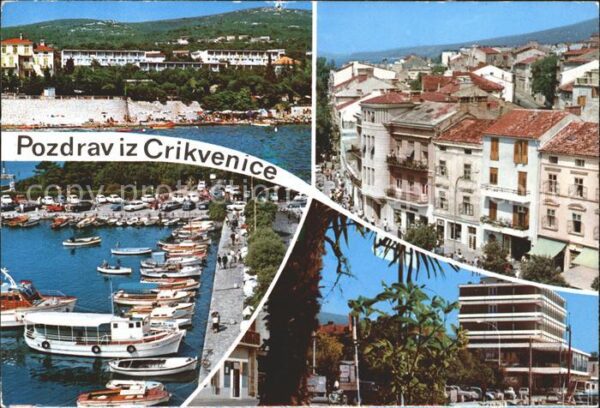 Crikvenica Kroatien Teilansichten Hafen