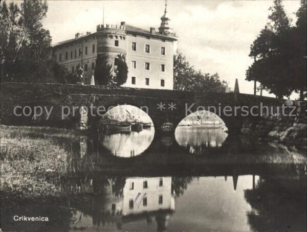 Crikvenica Kroatien Schloss Brücke