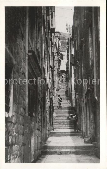 Dubrovnik Ragusa Boskoviceva ulica Gasse