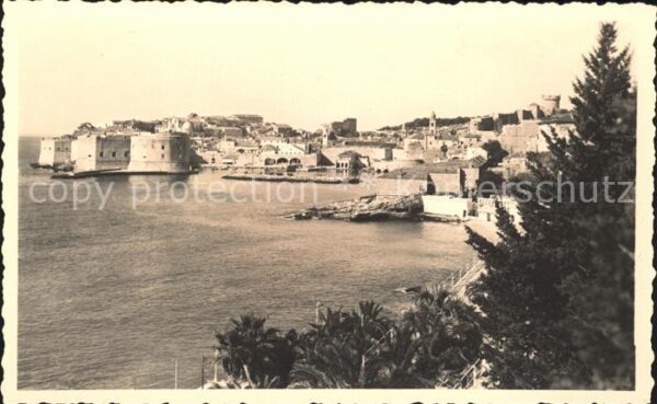 Dubrovnik Ragusa Blick auf die Altstadt Festung