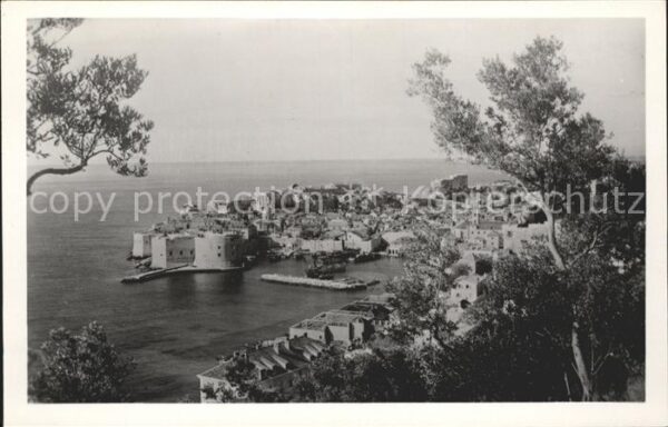 Dubrovnik Ragusa Blick auf die Altstadt Festung