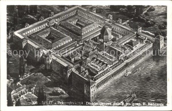 Split Spalato Rekonstrukcija Dioklecijanove palace Di