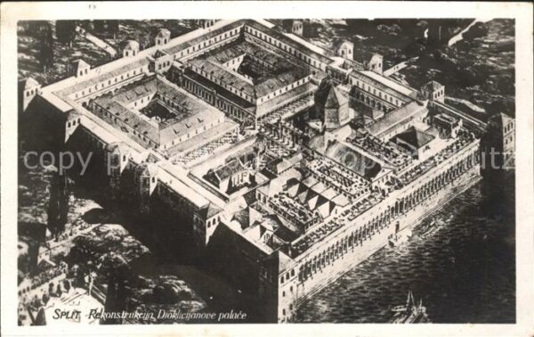 Split Spalato Rekonstrukcija Dioklecijanove palace Di