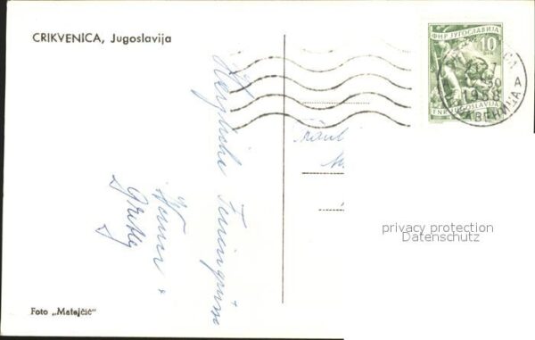 Crikvenica Kroatien Uferstrasse Dampfer – Bild 2
