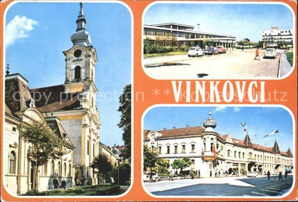 Vinkovci Kirche Strassenpartie