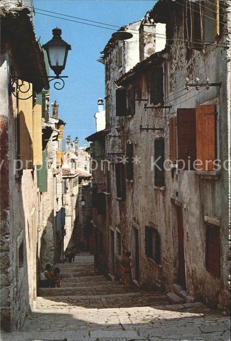 Rovinj Istrien Altstadt Gasse