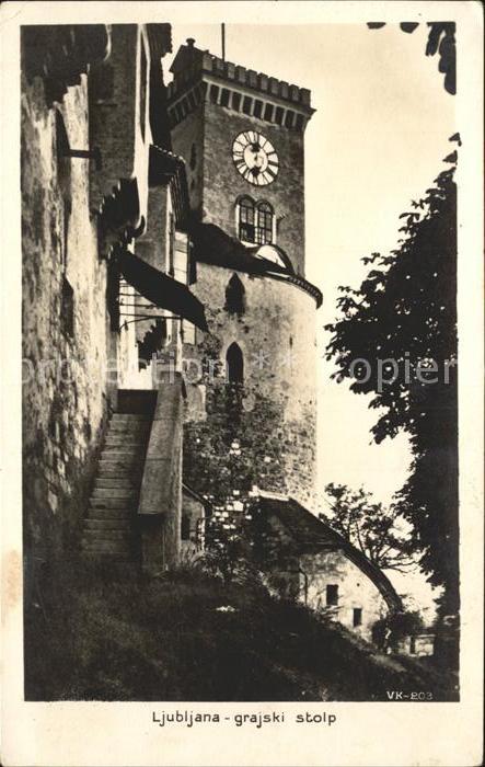 Ljubljana Grajski Stolp Schloss