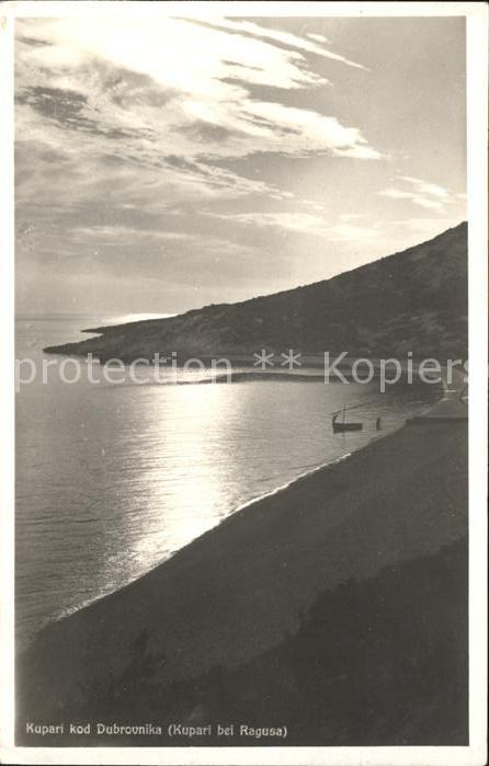 Kupari Dubrovnik Abendstimmung an der Küste