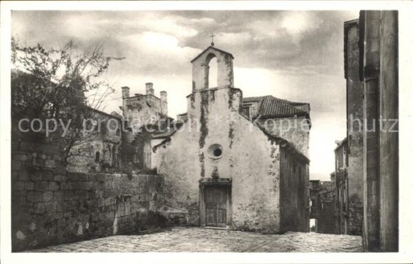 Korcula Motiv an der Kirche