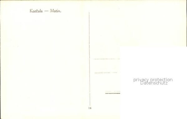 Korcula Motiv an der Kirche – Bild 2