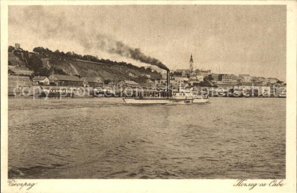 Beograd Belgrad Panorama Dampfer