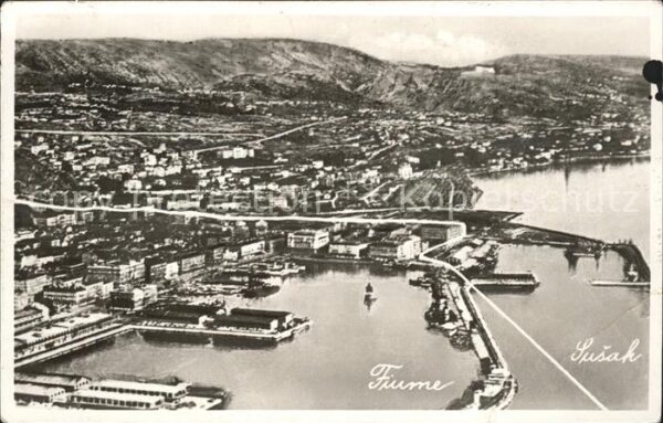 Fiume Rijeka Insel Susak Fliegeraufnahme